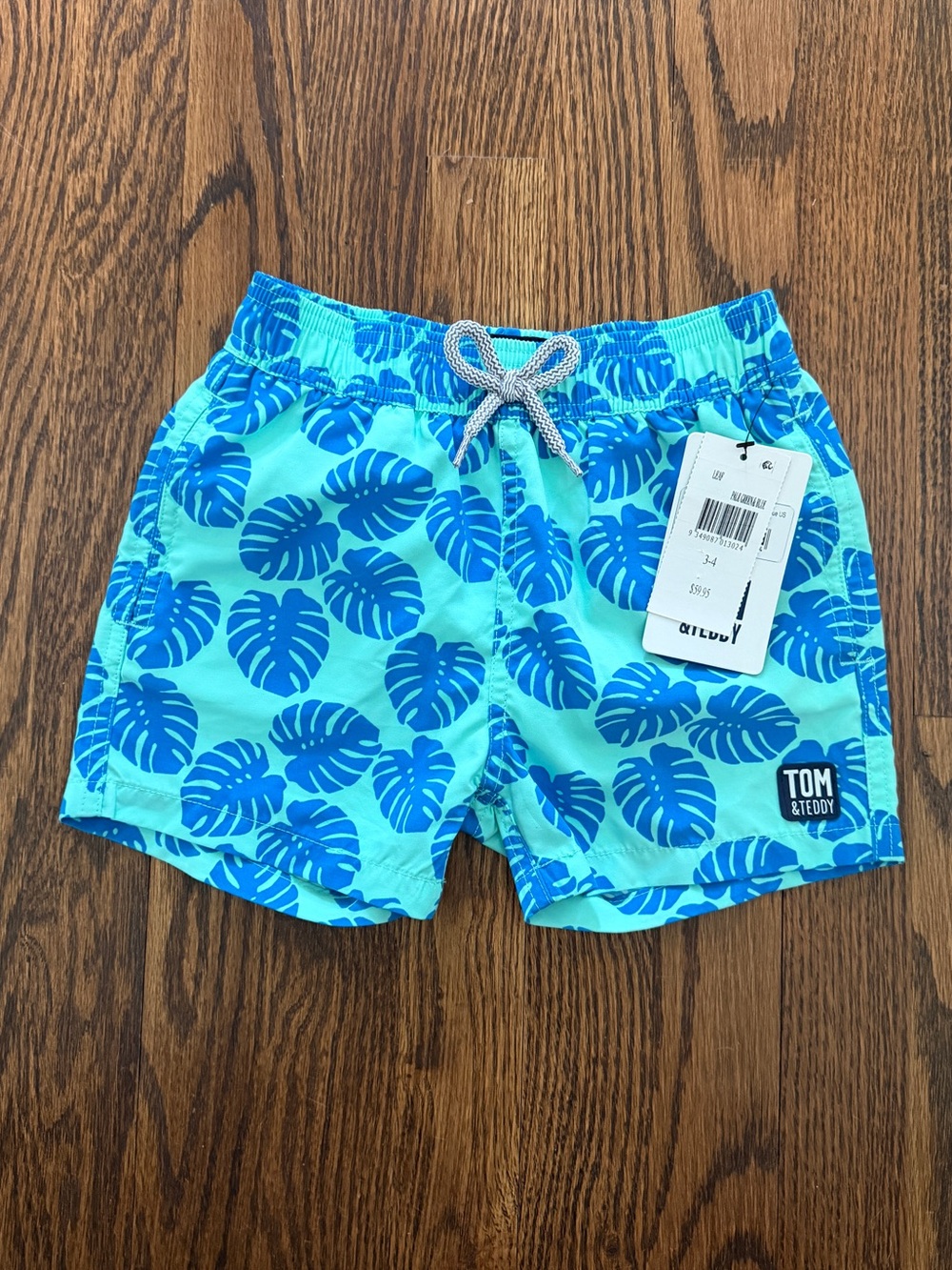 NWT Tom & Teddy Kids swim trunk, Sz. 3-4T